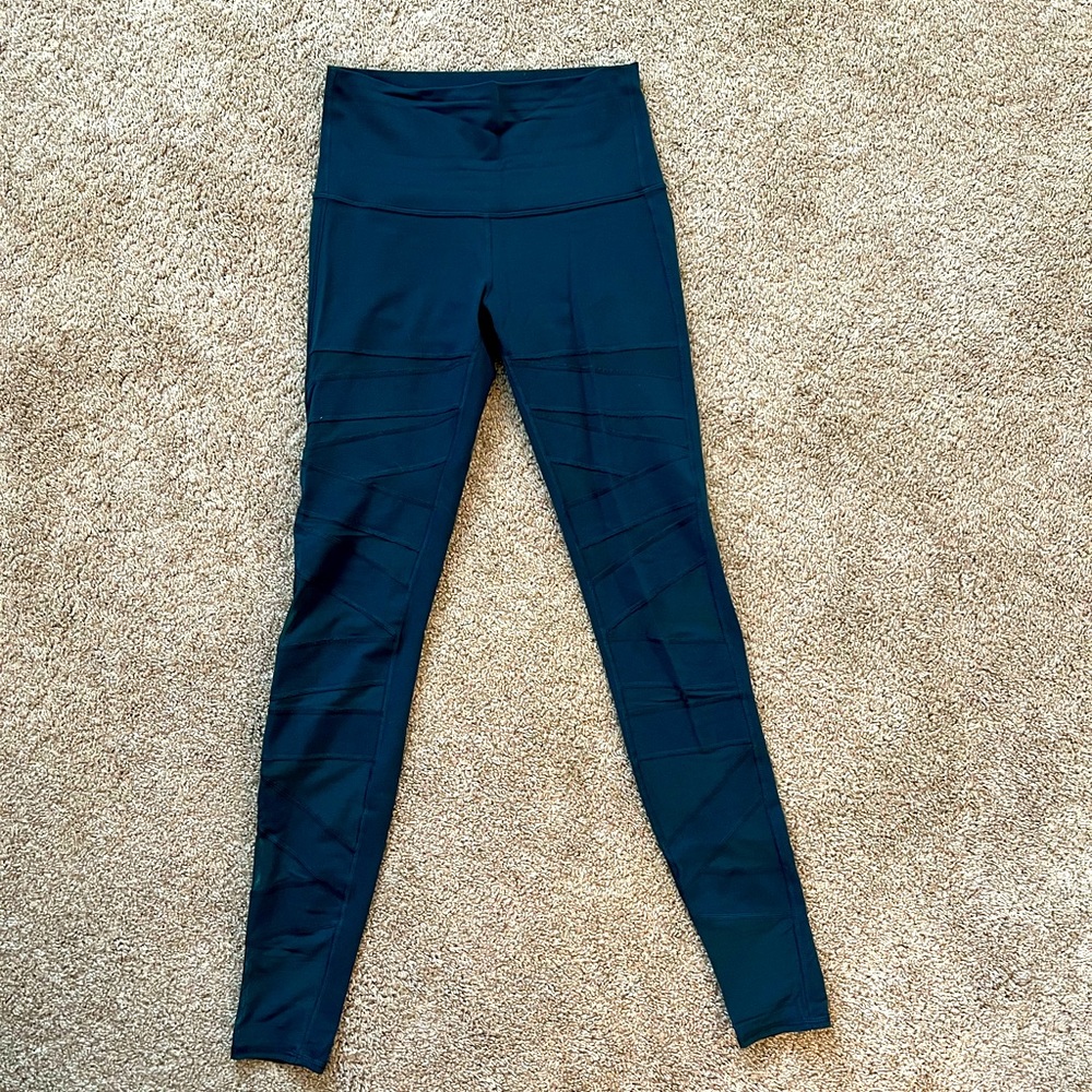 Lululemon Wunder High-ride tech mesh leggings